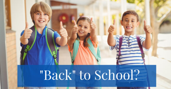 Back-to-School Tips for Your Back